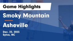 Smoky Mountain  vs Asheville  Game Highlights - Dec. 22, 2023