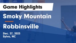 Smoky Mountain  vs Robbinsville  Game Highlights - Dec. 27, 2023