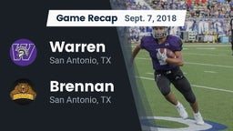 Recap: Warren  vs. Brennan  2018
