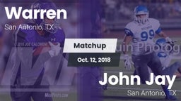 Matchup: Warren  vs. John Jay  2018