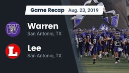Recap: Warren  vs. Lee  2019