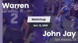 Matchup: Warren  vs. John Jay  2019