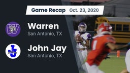 Recap: Warren  vs. John Jay  2020