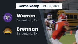 Recap: Warren  vs. Brennan  2020