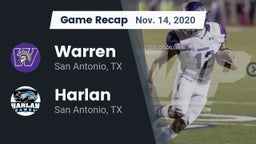 Recap: Warren  vs. Harlan  2020