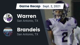 Recap: Warren  vs. Brandeis  2021