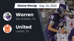 Recap: Warren  vs. United  2022