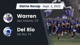 Recap: Warren  vs. Del Rio  2022