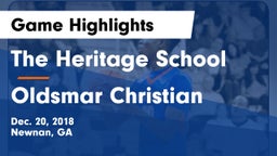 The Heritage School vs Oldsmar Christian  Game Highlights - Dec. 20, 2018