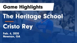 The Heritage School vs Cristo Rey Game Highlights - Feb. 6, 2020
