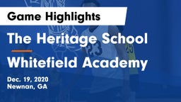 The Heritage School vs Whitefield Academy Game Highlights - Dec. 19, 2020