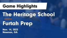 The Heritage School vs Furtah Prep Game Highlights - Nov. 14, 2023