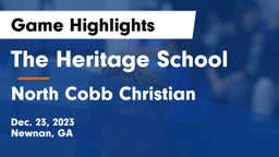 The Heritage School vs North Cobb Christian  Game Highlights - Dec. 23, 2023
