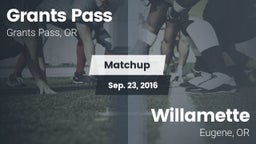 Matchup: Grants Pass High vs. Willamette  2016