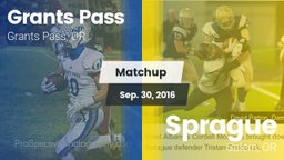 Matchup: Grants Pass High vs. Sprague  2016