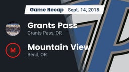 Recap: Grants Pass  vs. Mountain View  2018