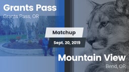 Matchup: Grants Pass High vs. Mountain View  2019