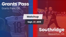 Matchup: Grants Pass High vs. Southridge  2019