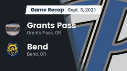 Recap: Grants Pass  vs. Bend  2021