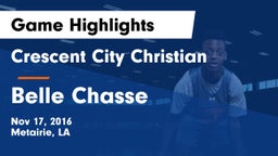 Crescent City Christian  vs Belle Chasse Game Highlights - Nov 17, 2016
