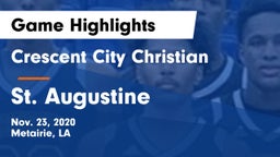 Crescent City Christian  vs St. Augustine Game Highlights - Nov. 23, 2020