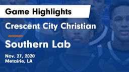 Crescent City Christian  vs Southern Lab  Game Highlights - Nov. 27, 2020