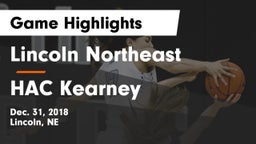 Lincoln Northeast  vs HAC Kearney Game Highlights - Dec. 31, 2018