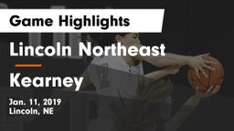 Lincoln Northeast  vs Kearney  Game Highlights - Jan. 11, 2019