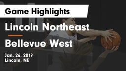 Lincoln Northeast  vs Bellevue West  Game Highlights - Jan. 26, 2019