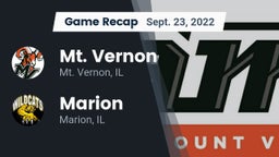 Recap: Mt. Vernon  vs. Marion  2022