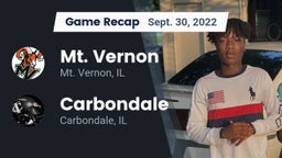Recap: Mt. Vernon  vs. Carbondale  2022