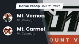 Recap: Mt. Vernon  vs. Mt. Carmel  2022