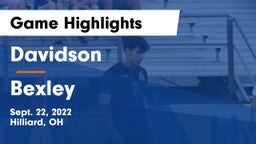 Davidson  vs Bexley  Game Highlights - Sept. 22, 2022