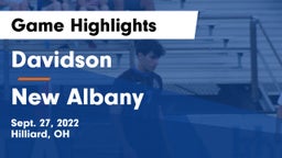 Davidson  vs New Albany  Game Highlights - Sept. 27, 2022