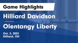 Hilliard Davidson  vs Olentangy Liberty  Game Highlights - Oct. 3, 2023