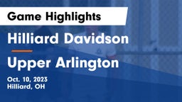Hilliard Davidson  vs Upper Arlington  Game Highlights - Oct. 10, 2023