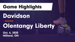 Davidson  vs Olentangy Liberty  Game Highlights - Oct. 6, 2020