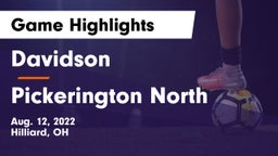Davidson  vs Pickerington North  Game Highlights - Aug. 12, 2022