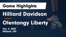 Hilliard Davidson  vs Olentangy Liberty  Game Highlights - Oct. 3, 2023