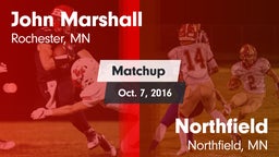 Matchup: John Marshall vs. Northfield  2016