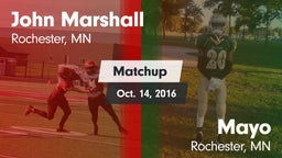 Matchup: John Marshall vs. Mayo  2016