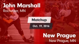 Matchup: John Marshall vs. New Prague  2016