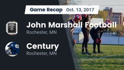 Recap: John Marshall Football vs. Century  2017