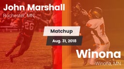 Matchup: John Marshall vs. Winona  2018