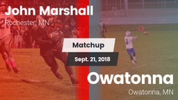 Matchup: John Marshall vs. Owatonna  2018