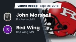 Recap: John Marshall  vs. Red Wing  2018