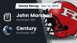 Recap: John Marshall  vs. Century  2018