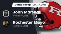 Recap: John Marshall  vs. Rochester Mayo  2018