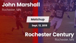 Matchup: John Marshall vs. Rochester Century  2019