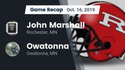 Recap: John Marshall  vs. Owatonna  2019